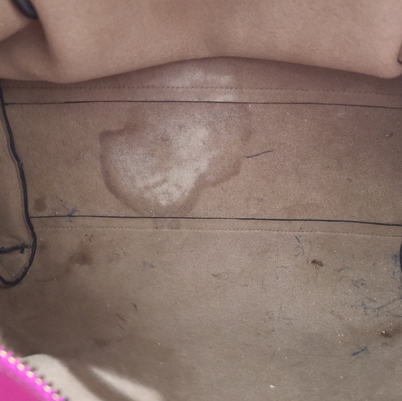 Gorgeous Nina Ricci Gray and Pink Purse - Picture 11 of 14